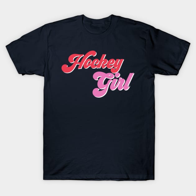 Hockey girl T-Shirt by Sloop